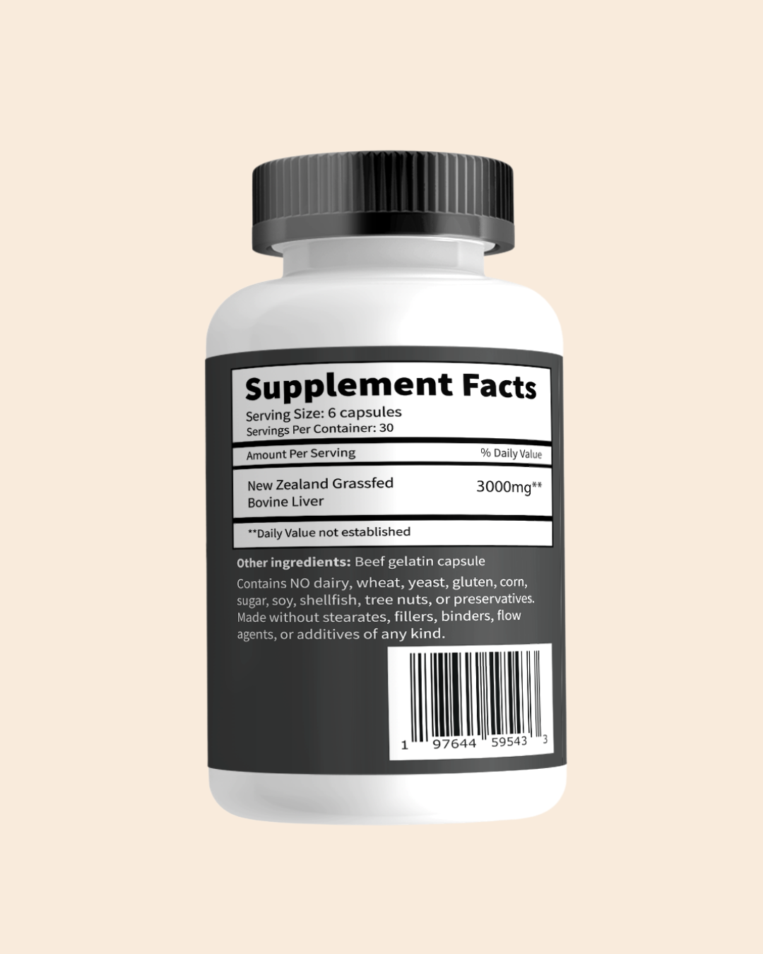 Primal Being Grassfed Beef Liver- Supports Energy, Longevity, Metabolic Health, and Detoxification