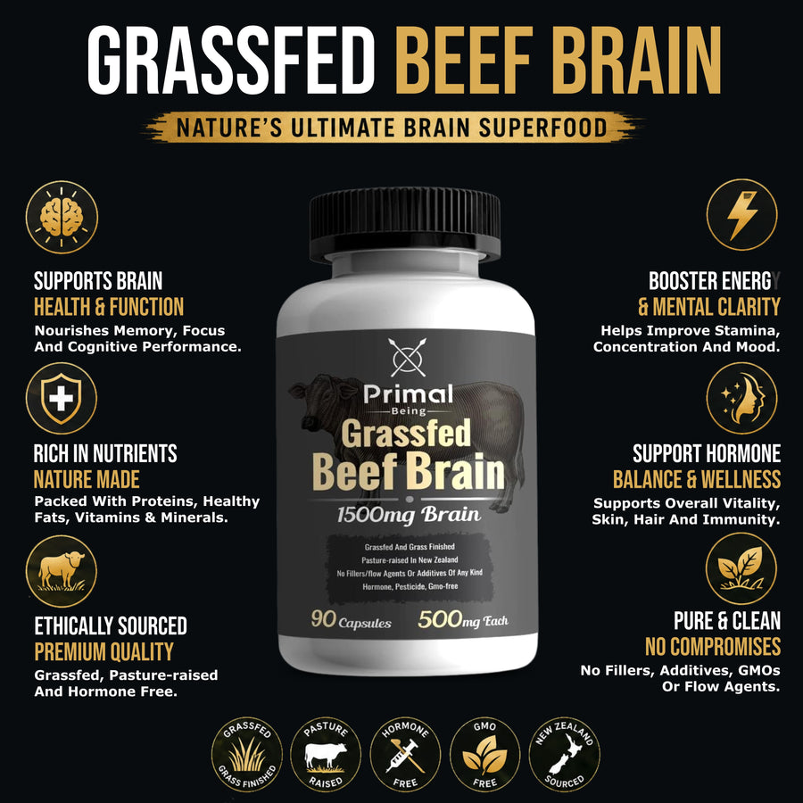 Primal Being Grassfed Beef Brain V1