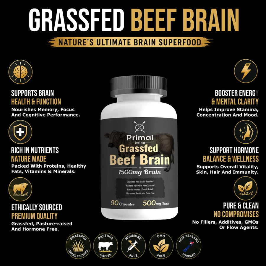 Primal Being Grassfed Beef Brain V2