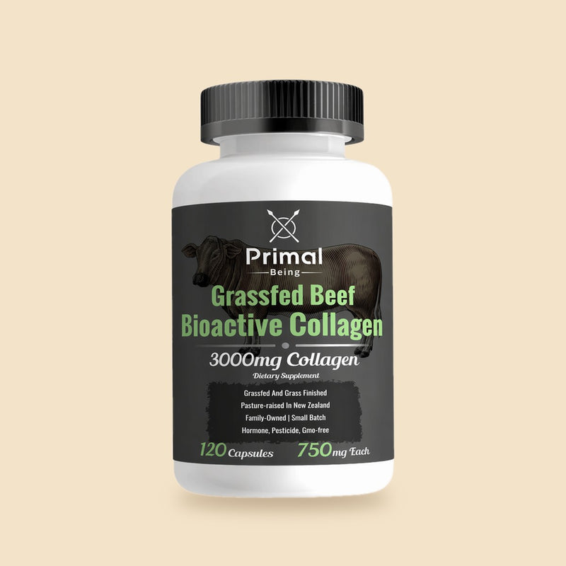Primal Being Grassfed Beef Cartilage Collagen bottle front