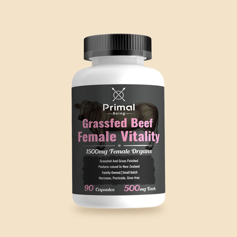Primal Being Grassfed Beef Female Vitality bottle front